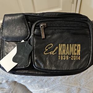 Black Leather Men's Bag